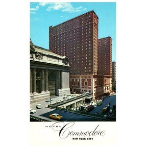 Postcard Chrome era Hotel Commodore New York City late 1960s?
